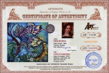 Circle of butterflies