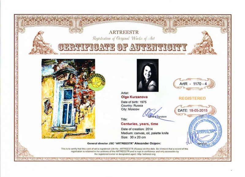 Centuries, years, time