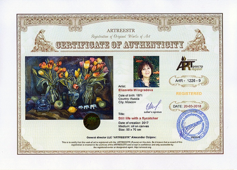 Still life with a flycatcher