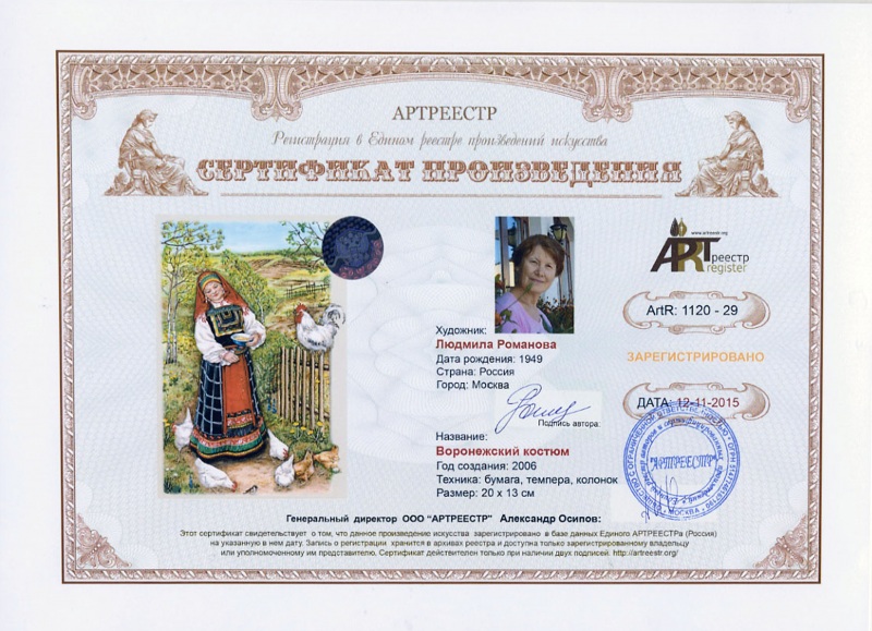 Воронежский костюм