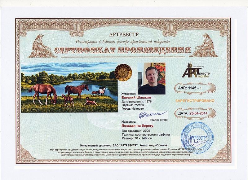 Лошади на берегу