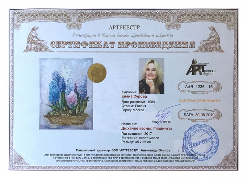 Дыхание весны. Гиацинты