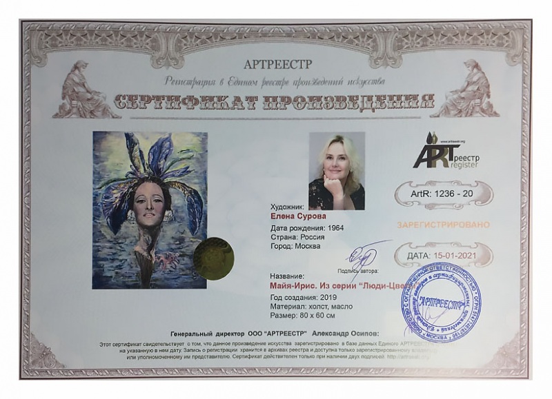 Майя-Ирис. Серия Люди-Цветы.