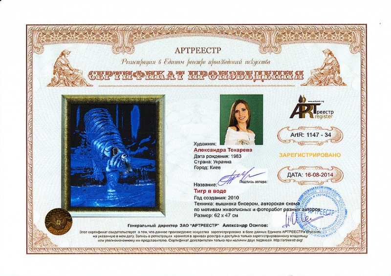 Тигр в воде