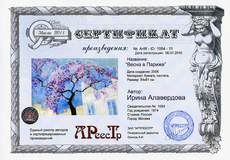 Весна в Париже