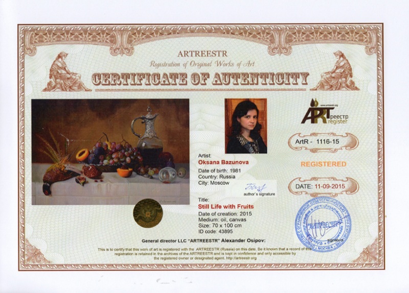 Still Life with fruits