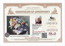 Сирень с тюльпанами на столе