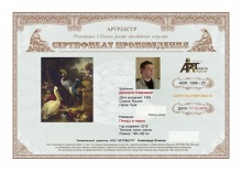 Птицы в парке (Нулевой вариант сертификата)